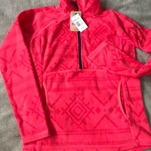 Red Roxy Fleece Quarter Zip